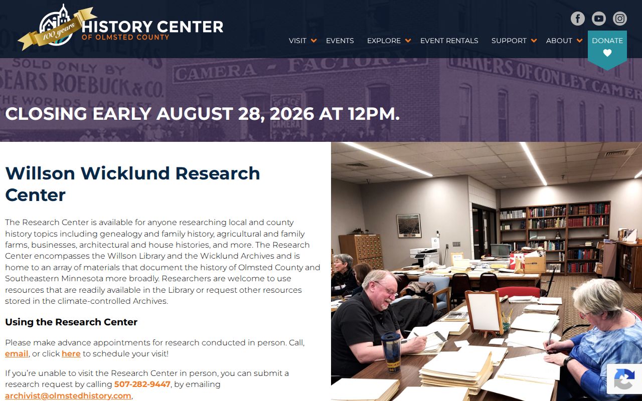 Rochester city directory house-history research at the HCOC Wicklund Archives